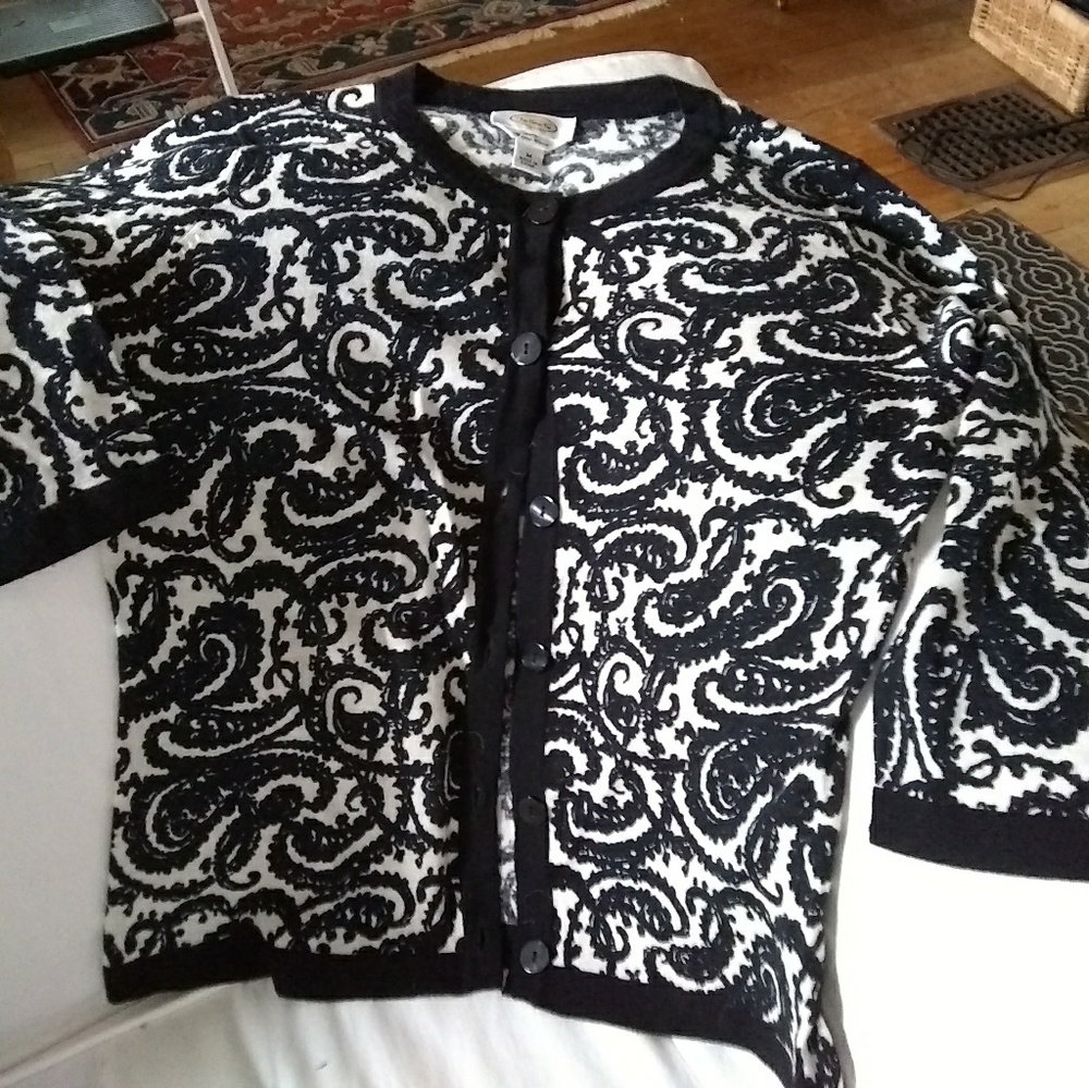 Talbot's merino cardigan